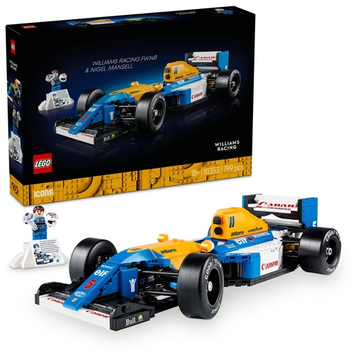[lego-10353] LEGO Icons Williams Racing FW14B & Nigel Mansell 