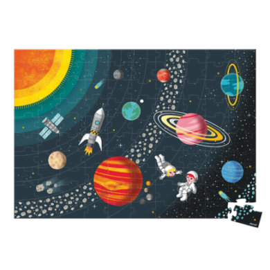 [janod-j02678] Puzzle 100 pcs - Système Solaire 