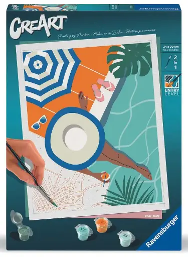 [ravensburger - 255238] Créart  - Pool time