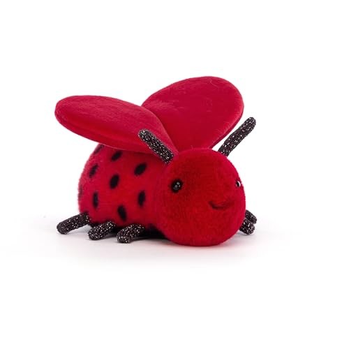 [Jellycat-L6LBUG] Jellycat coccinelle Loulou Love Bug in RedBlack