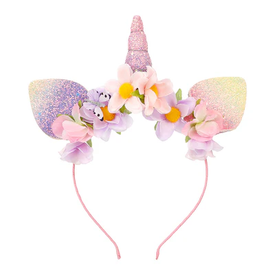 [phanine - 107001] Serre tête licorne lilac