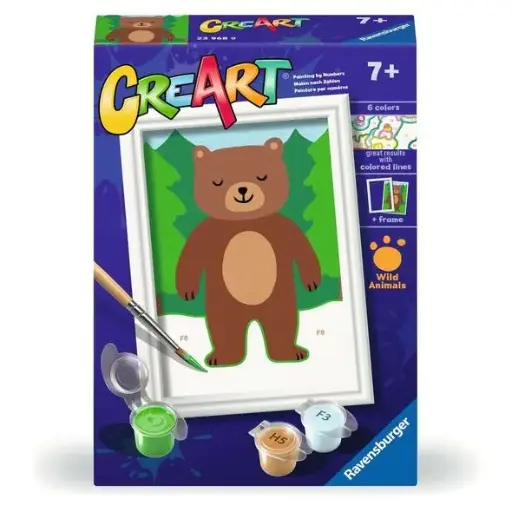 [Ravensburger-239689] Créart - Ours sauvage