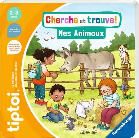 [Ravensburger 130990468] Tiptoi - Cherche et trouve mes animaux
