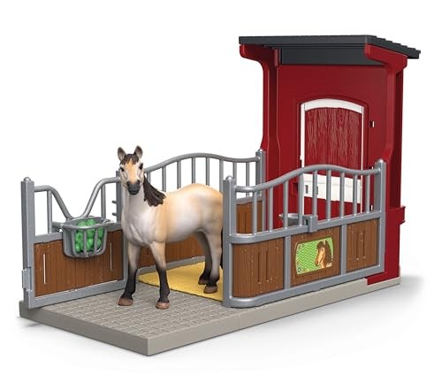 [Schleich 42724] BOX AVEC JUMENT MUSTANG