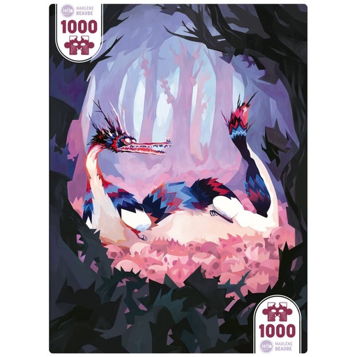 [iello-70070] Puzzle Universe - 1000pièces : Un dragon après le repas