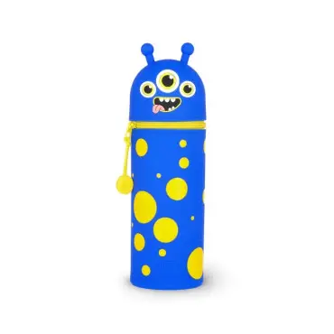 [legami-KA0020] Trousse en silicone kawaii 2 en 1 - Monstre 
