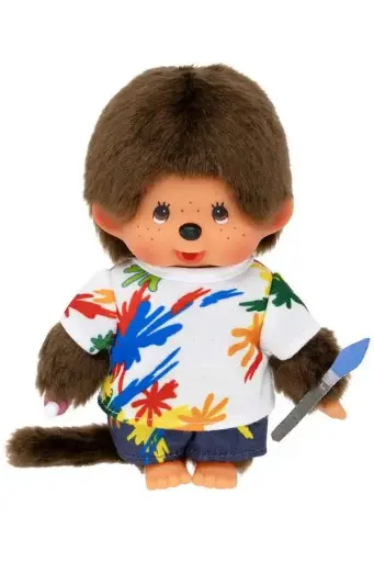 [gebr.simon - 203826] monchhichi 20cm Garçon peintre