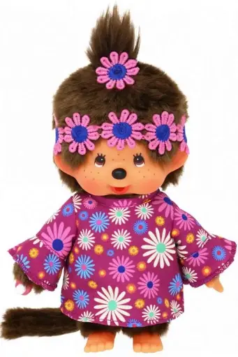 [gebr.simon - 252893] monchhichi 20cm Fille  Flower Power 