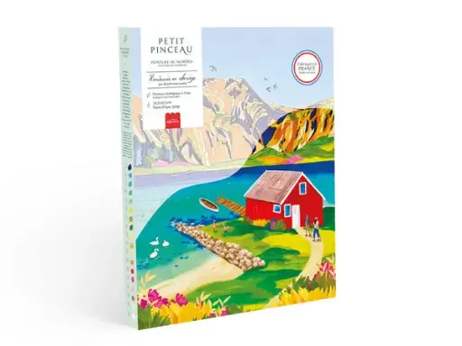 [lpe-350056] Peinture au numéro - Randonnée en Norvège 