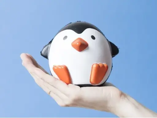[lpe - 663218] Balle antistress Squishy déformables - Pingouin