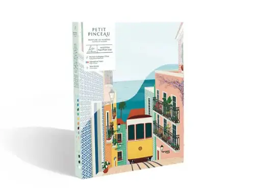 [lpe - 350040] Peinture au numéro - Lisbon Tram