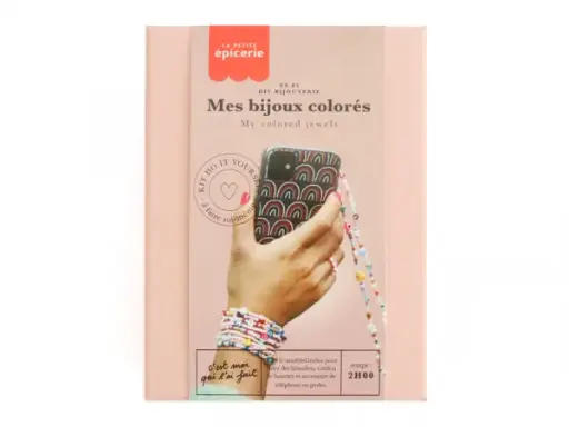 [lpe - 1086] Kit DIY Bijouterie - Mes bijoux colorés