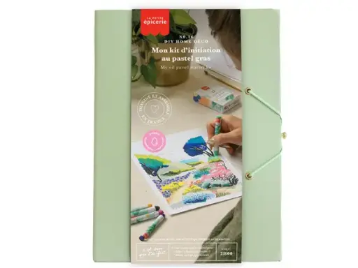 [lpe - 1008] Kit DIY Home Déco - Mon kit d'initiation au pastel gras