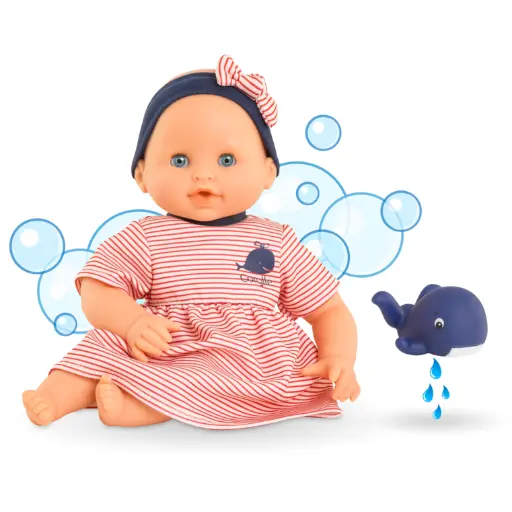 [corolle-100860] Poupon Bébé Bain Calypso - Baleine 