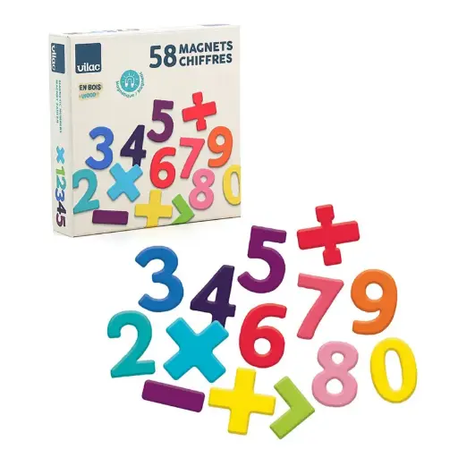 [JPM Toys-VI6707] VILAC-MAGNETS CHIFFRES