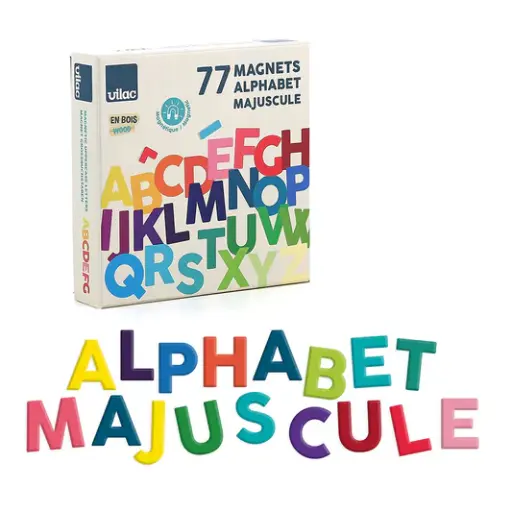 [JPM Toys-VI6705] VILAC- MAGNETS ALPHABET MAJ
