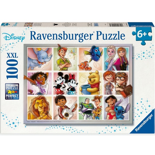 [RAVENSBURGER-120041184] Puzzle 100 pcs XXL - Disney multi 