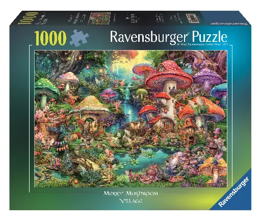 [RAVENSBURGER-120012580] 120012580 - Puzzle 1000 p - Village Champignon