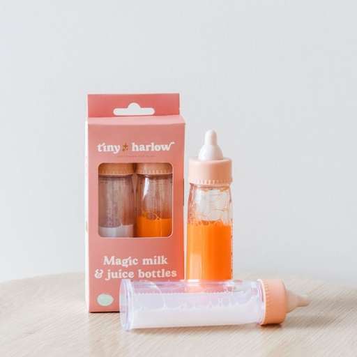 [754590281430] Tiny Harlow - Duo de Biberons Magiques - Lait & Jus de fruit