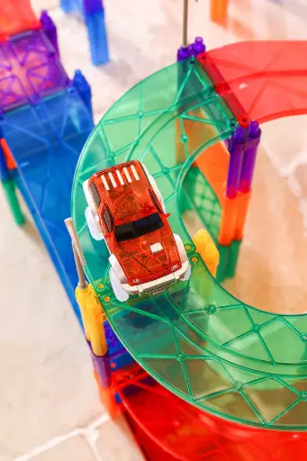 [cleverclixx - CC-1018] Race Track Car Red | 1 Piece 