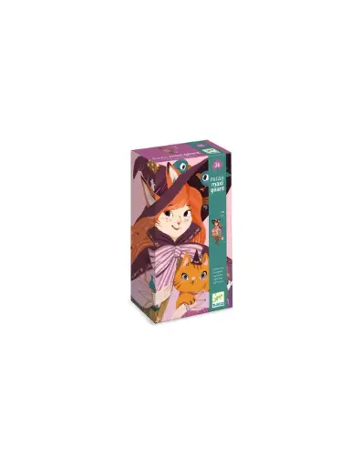 [DJECO-DJ07168]  PUZZLE GEANT - Maxi geant - Lily la sorcière - 36  pcs + 1 miniature