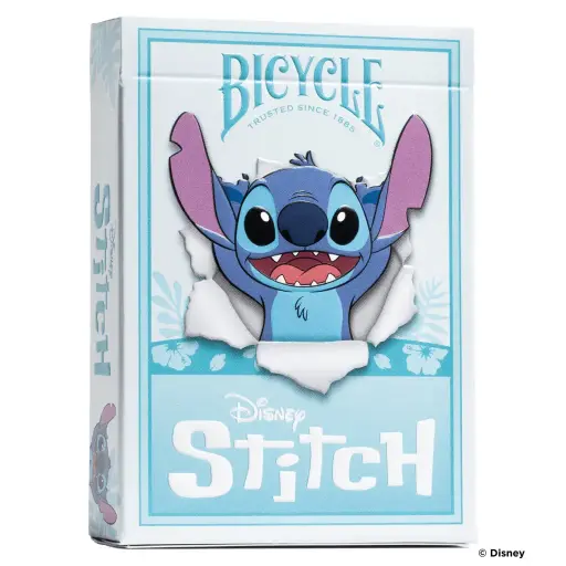 [HOT Sports-755478] Cartes de poker Bicycle - Disney Stitch