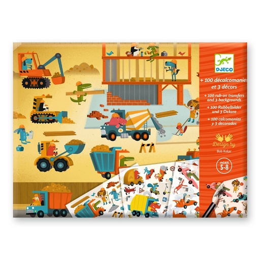 [DJECO-DJ09357] Bricolage - Decalcos - Asphalte