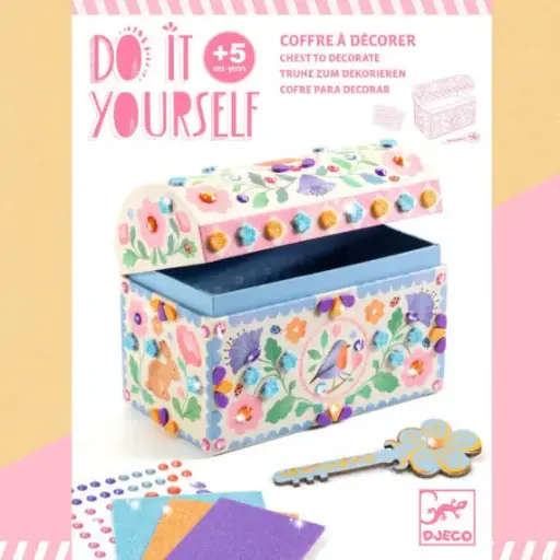 [Djeco-07929] Coffre à décorer DIY