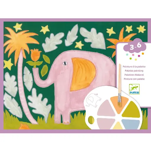[DJECO-DJ09132] PEINTURE DES PETITS - Peinture à la palette - Les Sauvages