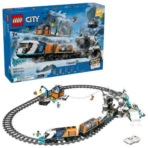 [Lego-60470]  LEGO City - Train Express Polaire de l'Arctique des explorateurs