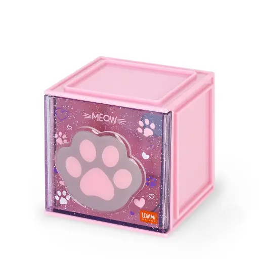 [legami-sbx0003] Boîte Empilable de Bureau - chat
