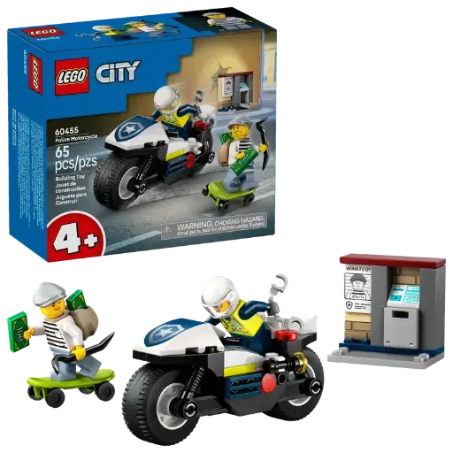 [Lego-60455] Lego City - La course-poursuite en moto de police