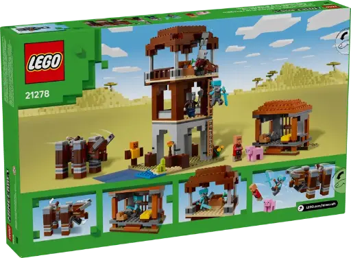 [Lego-21278] LEGO Minecraft - L'Avant-Poste des Pillards et Ravageur