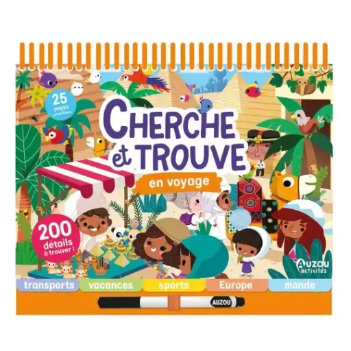 [auzou-9791039562362] cherche et trouve en voyage