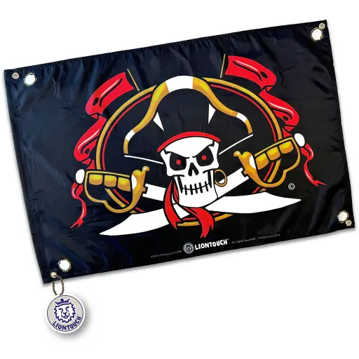 [Liontouch-18108LT] Drapeau de capitaine crochet