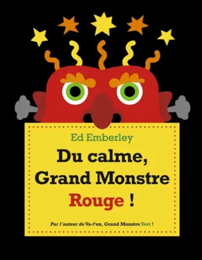 [9782378883058] Kaleidoscope - Du calme, Grand monstre Rouge! de Ed Emberley