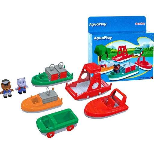 [Aquaplay-8700000272] AquaPlay Set de bateaux