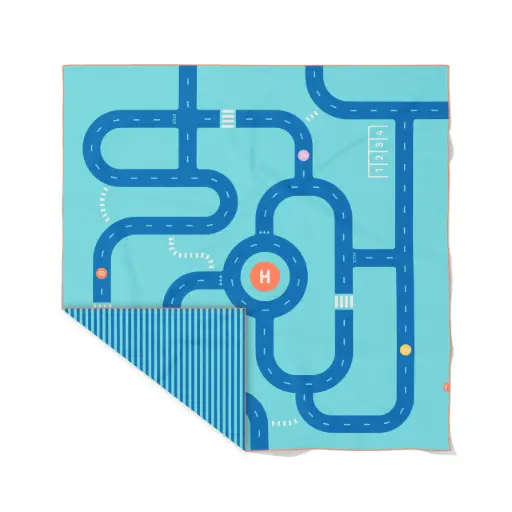 [Quut-174189] Serviette de jeu XL - Road