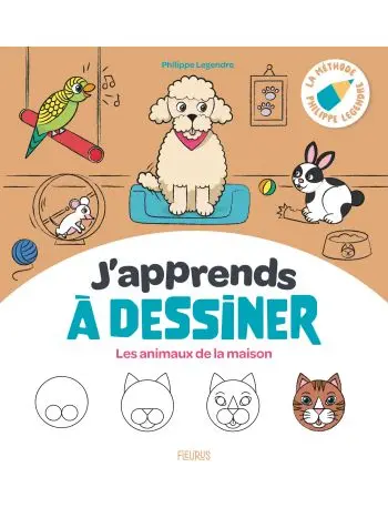 [MDS-FS96242] J'apprends à dessiner - Les animaux de la maison