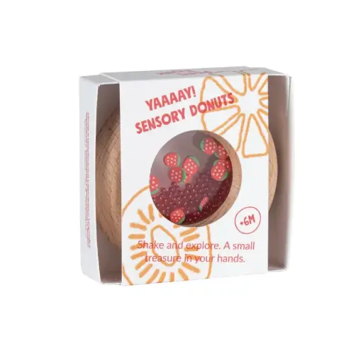 [Coolkidz PBSDSTRA]  PETIT BOUM SENSORY DONUT STRAWBERRIES