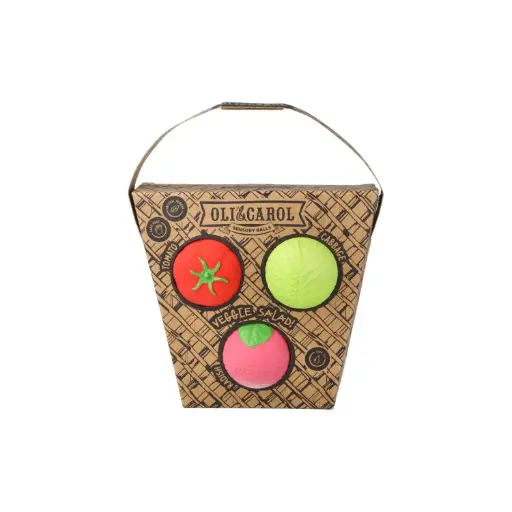 [oli&carol-L)-baby-ball-fruits] Balles Sensorielles - salade de fruits