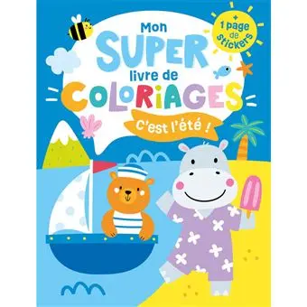 [9782384535224] Mon super livre de coloriage - été