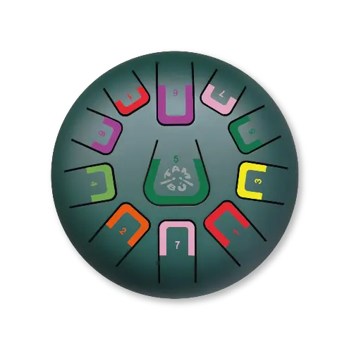 [HABECO TOYS-668428] Tambu handpan vert - Dans la jungle