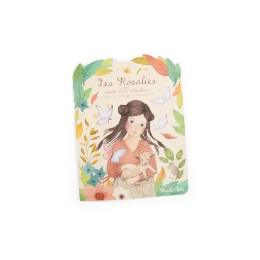 [Moulin Roty-710185] Les Rosalies - Cahier de 230 stickers