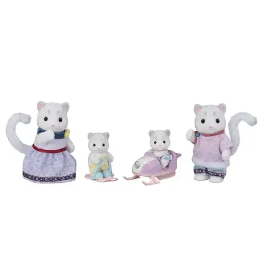 [sylvanian-5814] La famille panthère des neiges