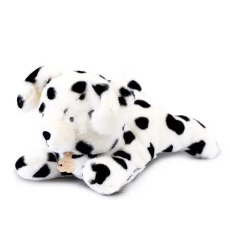 [HO3321] Histoire d'ours - Peluche allongee chien dalmatien leste - Les P'tits Relax - 22 cm
