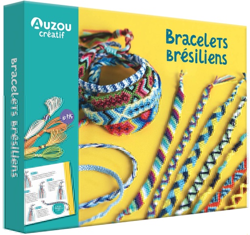 [auzou-9791039526838] Mon coffret d'artiste - Bracelets brésiliens