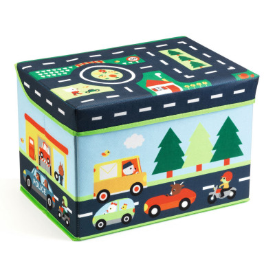 [djeco-dd04487] Coffre à jouets siège
