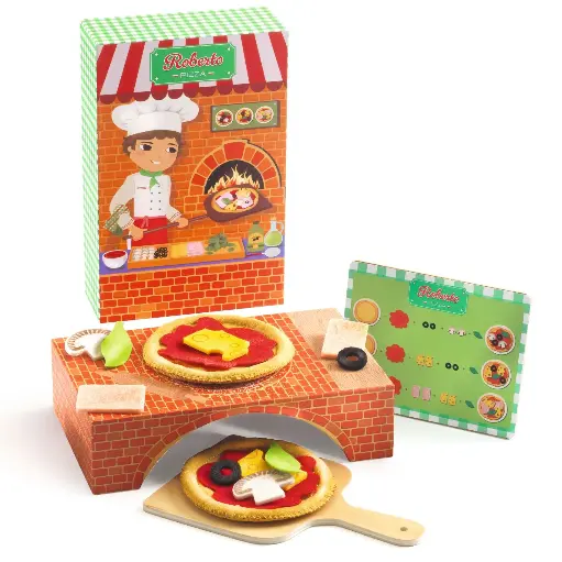 [djeco-dj05516] Préparer des pizzas avec un menu
