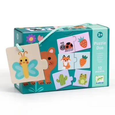 [Djeco-DJ08273] Puzzle Duo - Couleurs